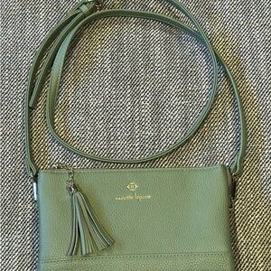 nanette lepore Crossbody Triple Body 3 Section one with card Slots Wristlet